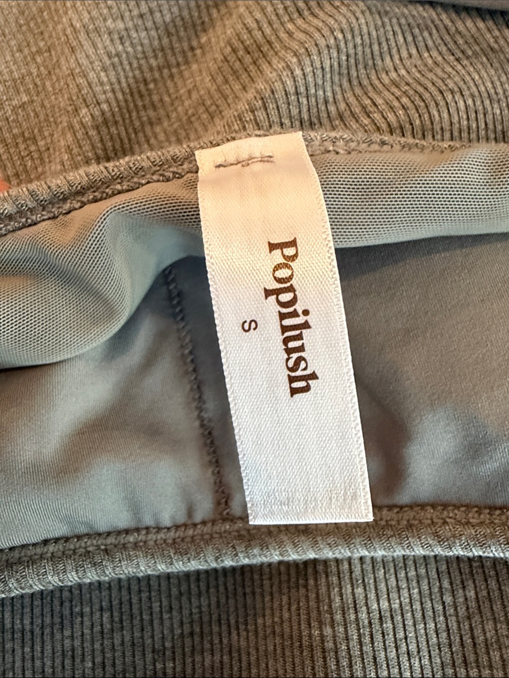 Popilush Ribbed Maxi Dress in Gray - Picture 2 of 3
